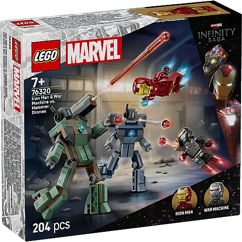 Iron Man & War Machine vs. Hammer-Drohnen 76320