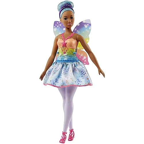 Barbie Dreamtopia Regenbogen-Fee Blaue Haare