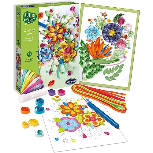 Bastelset Quilling Art Blumen