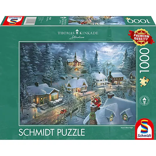 Thomas Kinkade Santas Silent Night 1000Teile