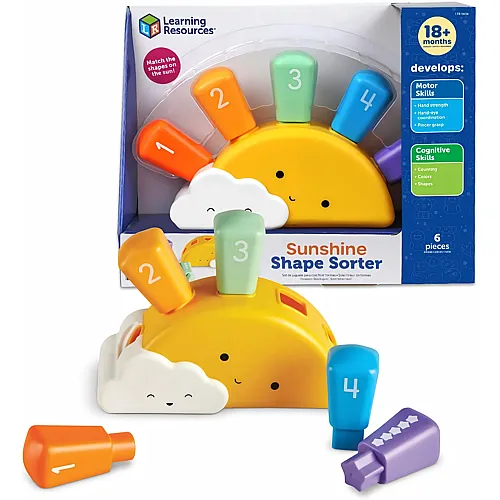 Learning Resources Sonnen-Formensortierer (6Teile)