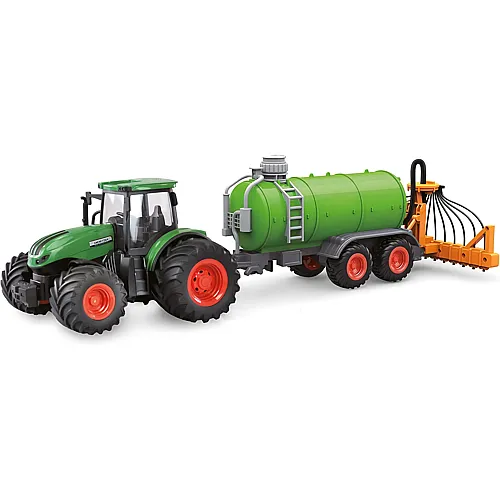 RC-Traktor mit G�llefass mit Licht & Sound