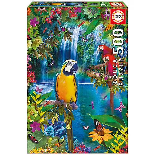 Educa Puzzle Bird Tropical Land (500Teile)