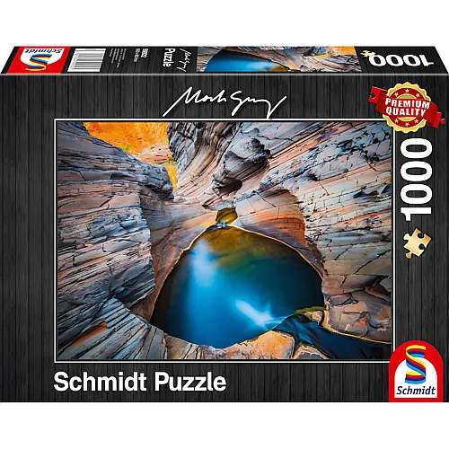 Schmidt Puzzle Mark Gray Indigo (1000Teile)