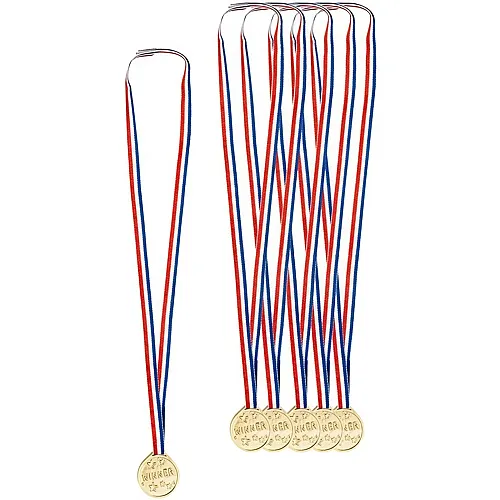 Boland Medaillen am Band 6er-Set Winner, 3,5cm DM