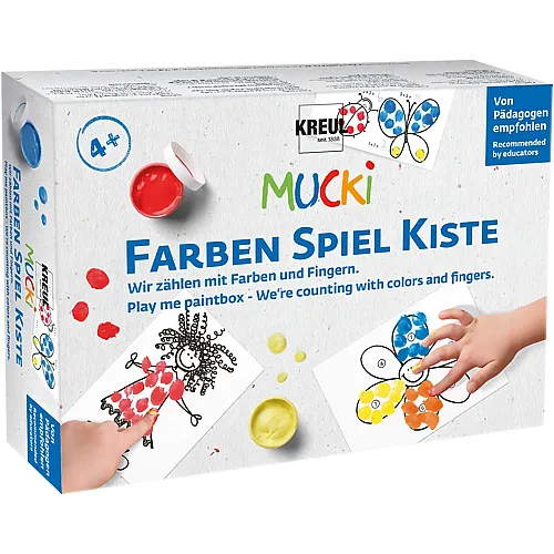 Farben Spiel Kiste Fingerfarbe - 5 x 50 ml