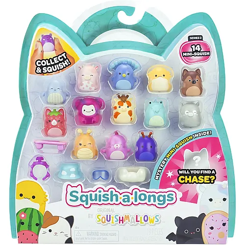 Squishmallows Squish-a-longs 14er Pack Mini-Squish