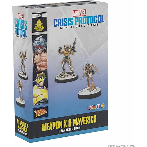 Atomic Mass Games Marvel Crisis Protocol Weapon X & Maverick (mult)
