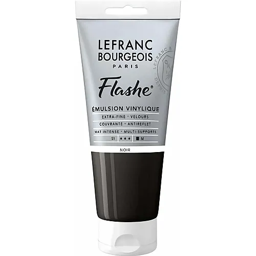Lefranc Bourgeois Lfb Flashe Acryl 80ml Tube Schwarz