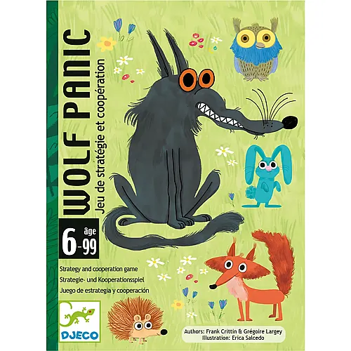 Djeco Spiele Kartenspiel Wolf Panic - Mehrsprachig