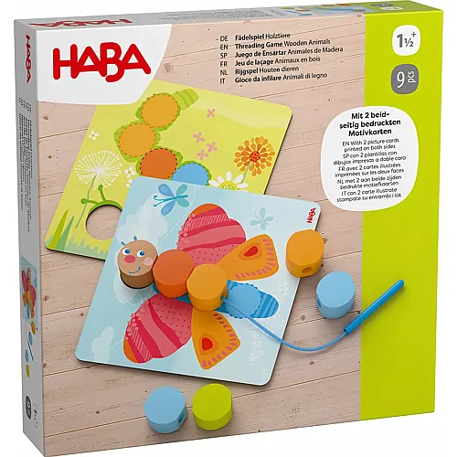 HABA F�delspiel Holztiere - 9 Teile