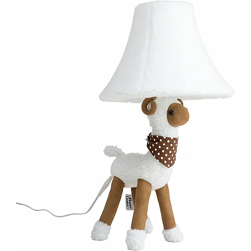 Happy Lamps Design-Tischleuchte Wolle das flauschige Schaf
