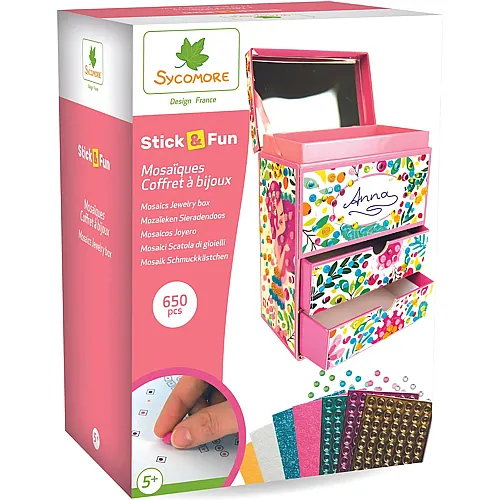 Sycomore Stick'n Fun 3D Mosaiques Coffret Bijoux