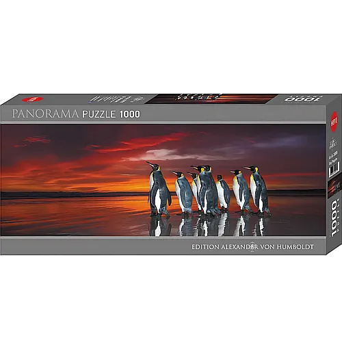 HEYE Puzzle Alexander von Humboldt Panorama King Penguins (1000Teile)