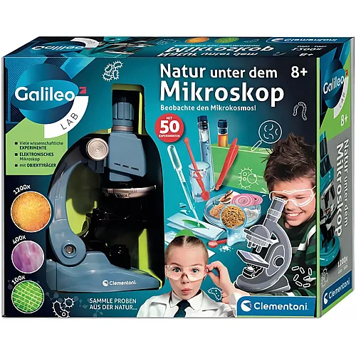 Clementoni Natur unter dem Mikroskop