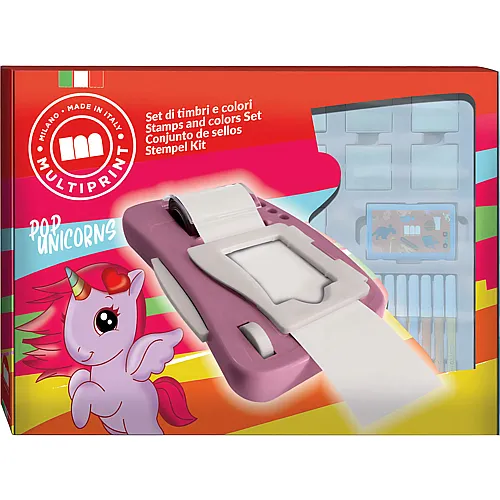 Multiprint Einhorn-Aufklebermaschinen-Set
