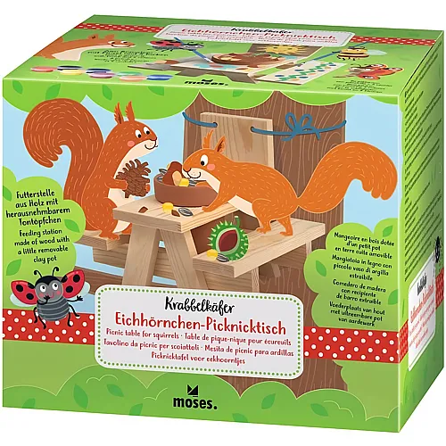Moses Krabbelk�fer Eichh�rnchen-Picknicktisch