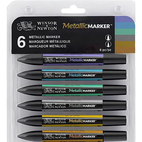 Winsor & Newton W&n Promarker Metallic 6er Set 1