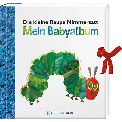 Gerstenberg kl.Raupe Nimmersatt Babyalbum blau