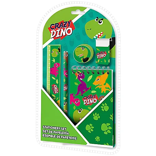Kids Licensing Crazy Dino Schreibset (5Teile)
