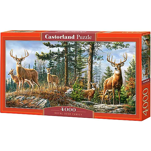 Castorland Puzzle Royal Deer Family (4000Teile)