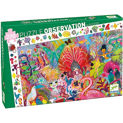 Djeco Puzzle Observation Rio Carnaval (200Teile)