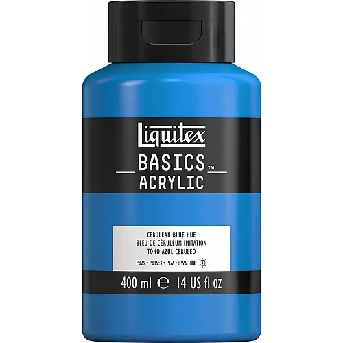 Liquitex Lqx Basics Acrylfarbe 400ml Flasche C�linblau Farbton