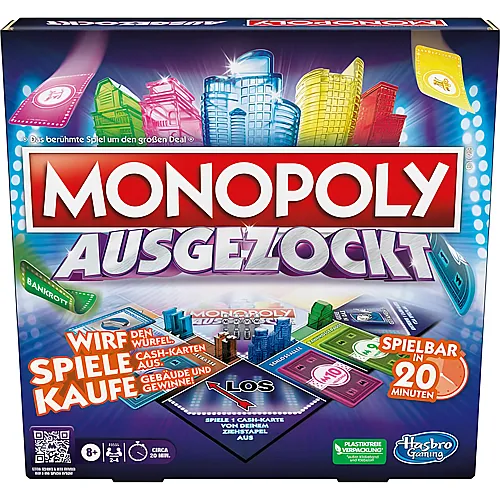 Hasbro Gaming Monopoly Ausgezockt