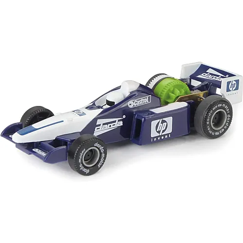 Formel 1 Rennwagen, blau