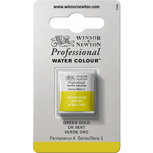 Winsor & Newton W&n Prof. Water Colour 1/2 N�pfchen Gr�ngold