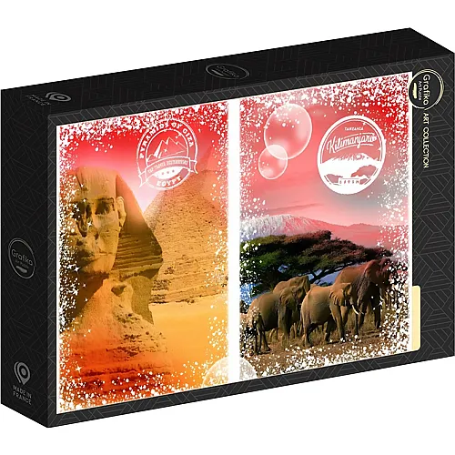 Reisen um die Welt - Afrika, �gypten und Kenia 1000Teile