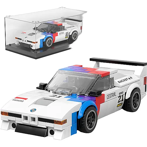 M1 Rennwagen mit Vitrine 27062