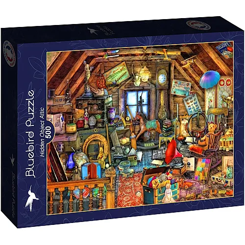 Bluebird Puzzle Aimee Stewart Hidden Object Attic (500Teile)