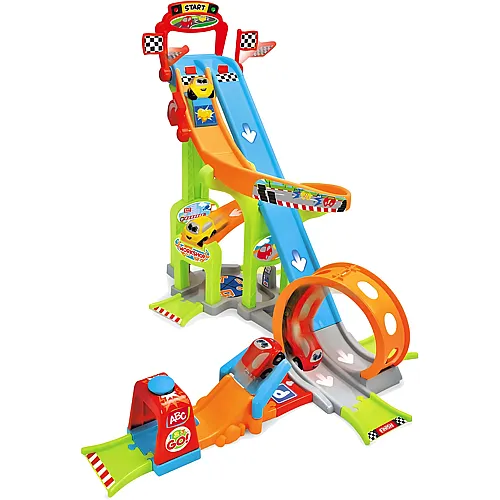 Dickie ABC Grosse Garage Car Track Set mit Launcher
