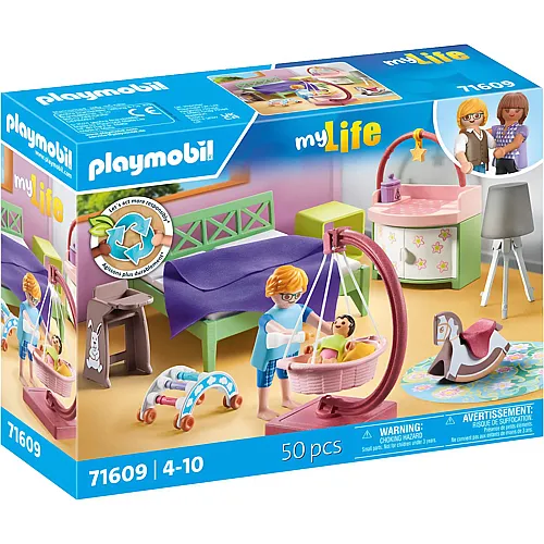 Schlafzimmer mit Babyspielecke 71609
