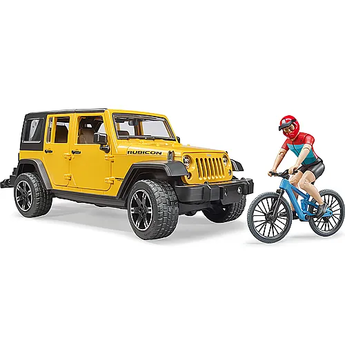 Jeep Wrangler mit Mountainbike