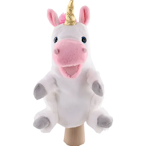 Handpuppe Einhorn 26cm