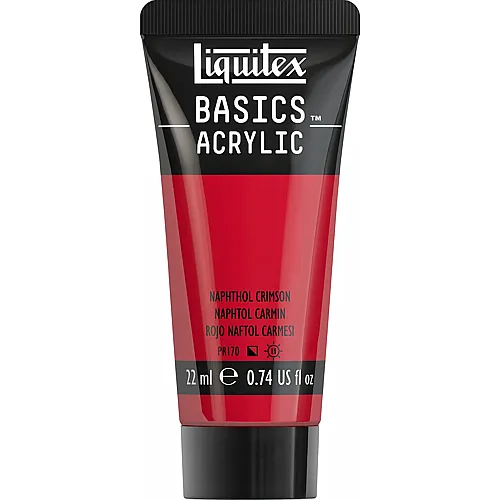 Liquitex Lqx Basics Acrylfarbe 22ml Tube Naphtholrot Karmin