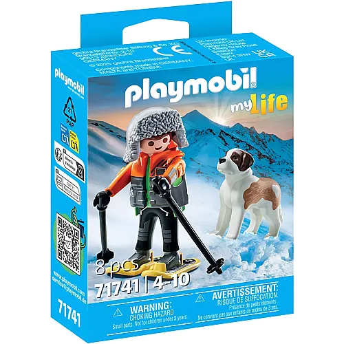 PLAYMOBIL My Life Wanderer mit Bernhardiner 71741