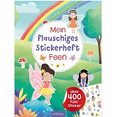 ars Edition Mein flauschiges Stickerheft � Feen