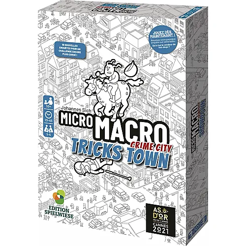 Edition Spielwiese Micro Macro Crime City 3 Tricks Town (FR)