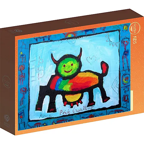 Grafika Puzzle Art Collection Anne Poir� & Patrick Guallino Grafika Kids Vache Radieusement Arc-en-ciel - 300 Teile