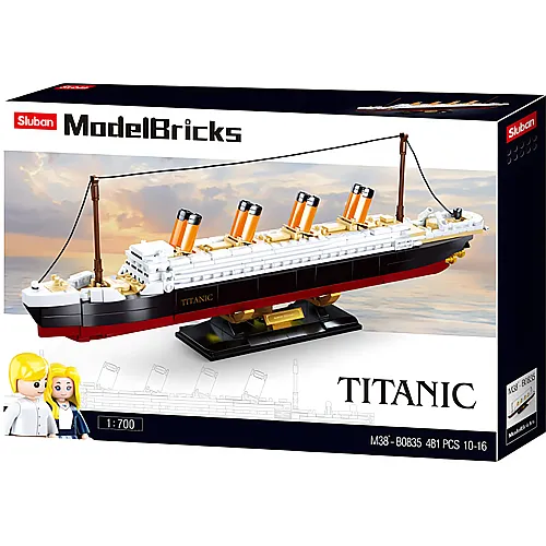 Sluban ModelBricks Titanic Mittelgross (481Teile)
