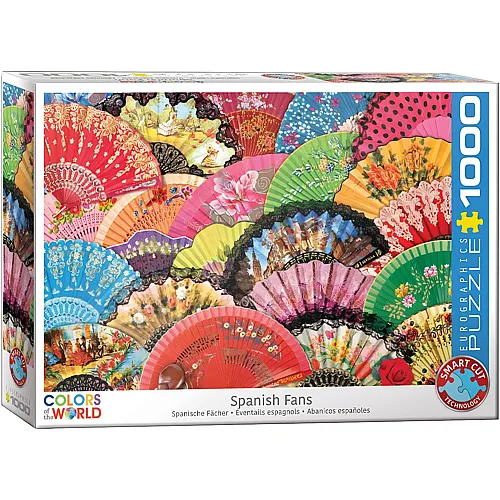 Eurographics Puzzle Colors of the World Spanische F�cher - 1000 Teile