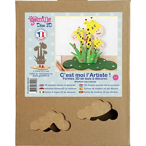 Gomille 3D Giraffen / Kr�uter Deko