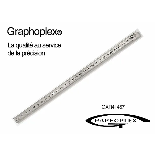 OZ International Reglet Acier Flexible Double Face EP = 0.5mm L = 13mm L = 30