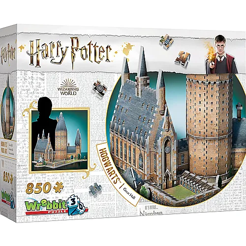 Wrebbit Puzzle Harry Potter Great Hall (850Teile)