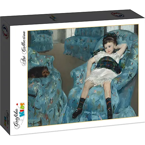 Grafika Puzzle Art Collection Grafika Kids Mary Cassatt: Little Girl in a Blue Armchair, 1878 - 12 Teile