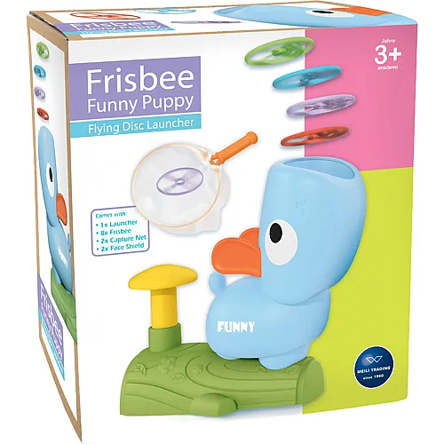 Frisbee Funny Puppy