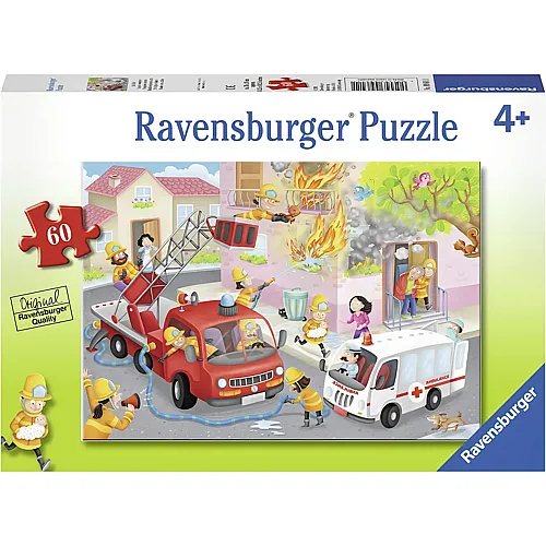 Ravensburger Puzzle Feuerwehrmann-Rettung! - 60 Teile